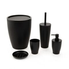 Primanova Pure Banyo Seti 5'li Siyah