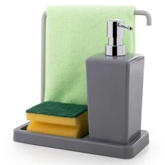 Primanova Luna Mutfak Sıvı Sabunluk Gri