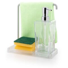 Primanova Luna Mutfak Sıvı Sabunluk Şeffaf M-E56-1