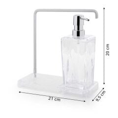 Primanova Luna Mutfak Sıvı Sabunluk Şeffaf M-E56-1