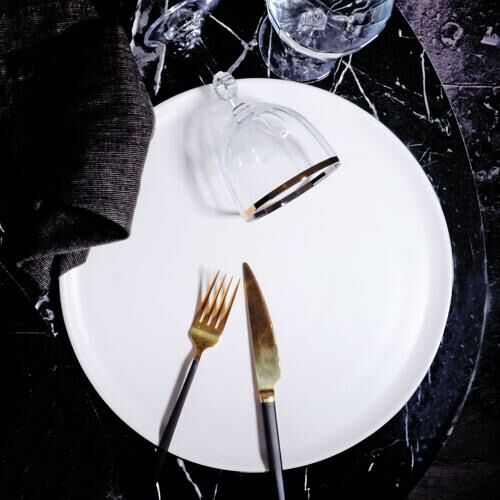 Pizza Tabağı Mat Beyaz