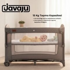 Javaju Anne Yanı ve Oyun Parkı 70x110 Gri