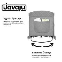 Javaju Anne Yanı ve Oyun Parkı 70x110 Gri