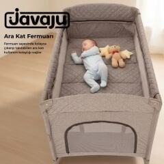 Javaju Anne Yanı ve Oyun Parkı 70x110 Gri