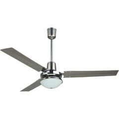Kaşkar K48010 Krom Lambalı Tavan Vantilatörü