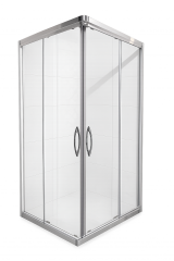 Köşe Duşakabin – Şeffaf Cam, Alüminyum Profil Tasarım