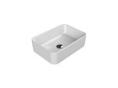 Turkuaz Seramik Tezgah Üstü Lavabo, Hera, 50x36 cm