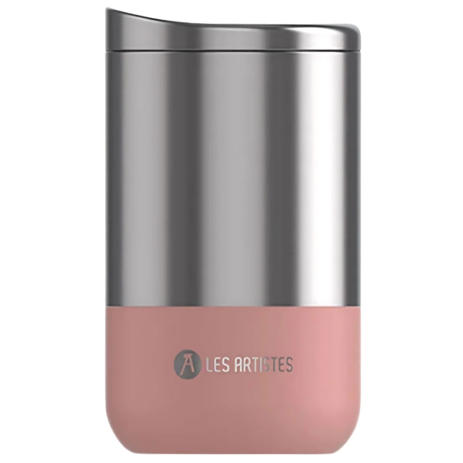 Les Artistes Paris Isı Yalıtımlı Çelik Termos Mug 350ml Split Pink