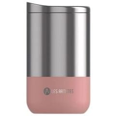 Les Artistes Paris Isı Yalıtımlı Çelik Termos Mug 350ml Split Pink