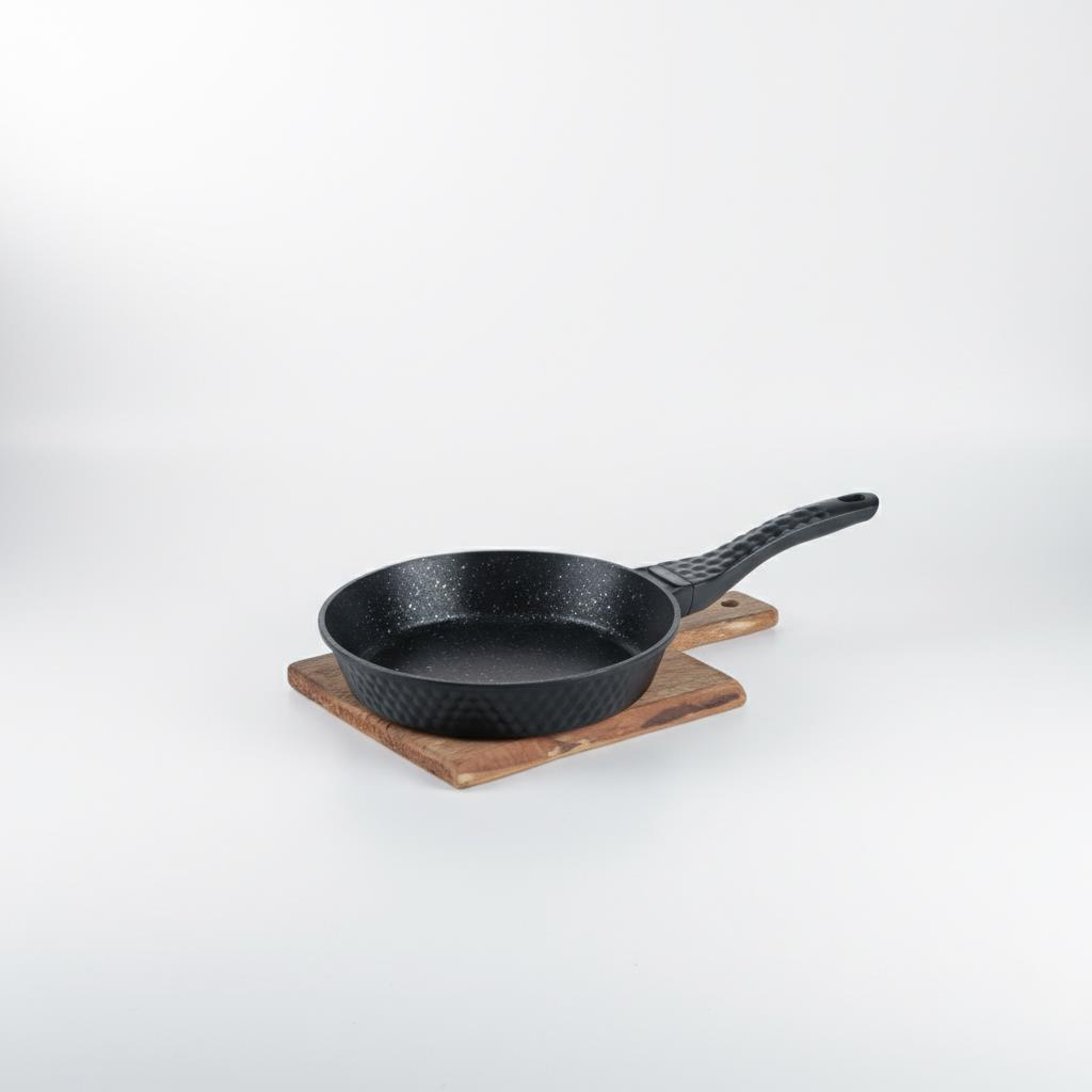 Paci 24 cm Mat Siyah Granit Tava