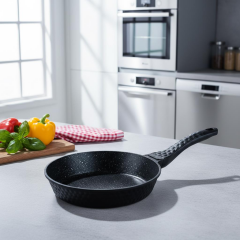 Paci 24 cm Mat Siyah Granit Tava