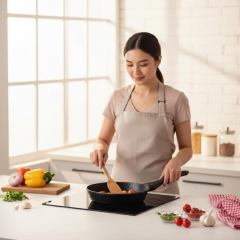 Paci 24 cm Mat Siyah Granit Tava