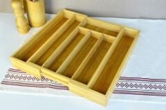 Paçi Bambu 45.5×25.5 cm Ayarlanabilir Çekmece İçi
