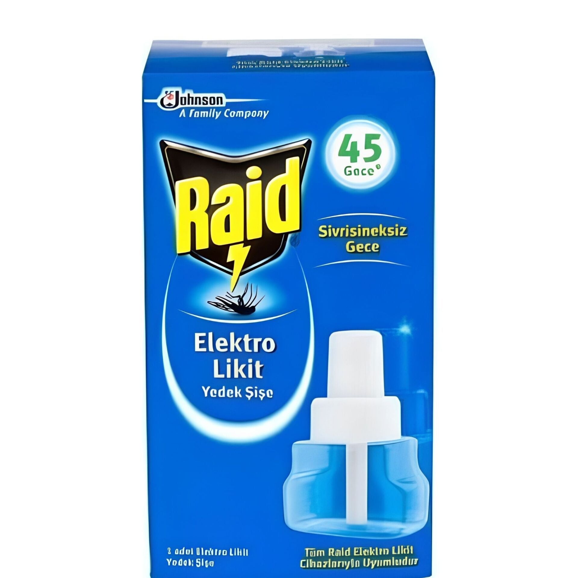 Raid Elektro Likit Yedek 45 Gece 27 ml | Sivrisinek Kovucu