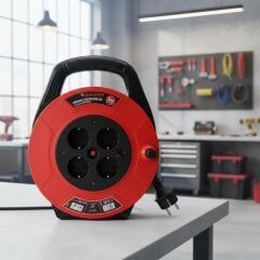 İzeltaş Makaralı Uzatma Kablosu 10 mt