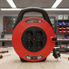 İzeltaş Makaralı Uzatma Kablosu 10 mt