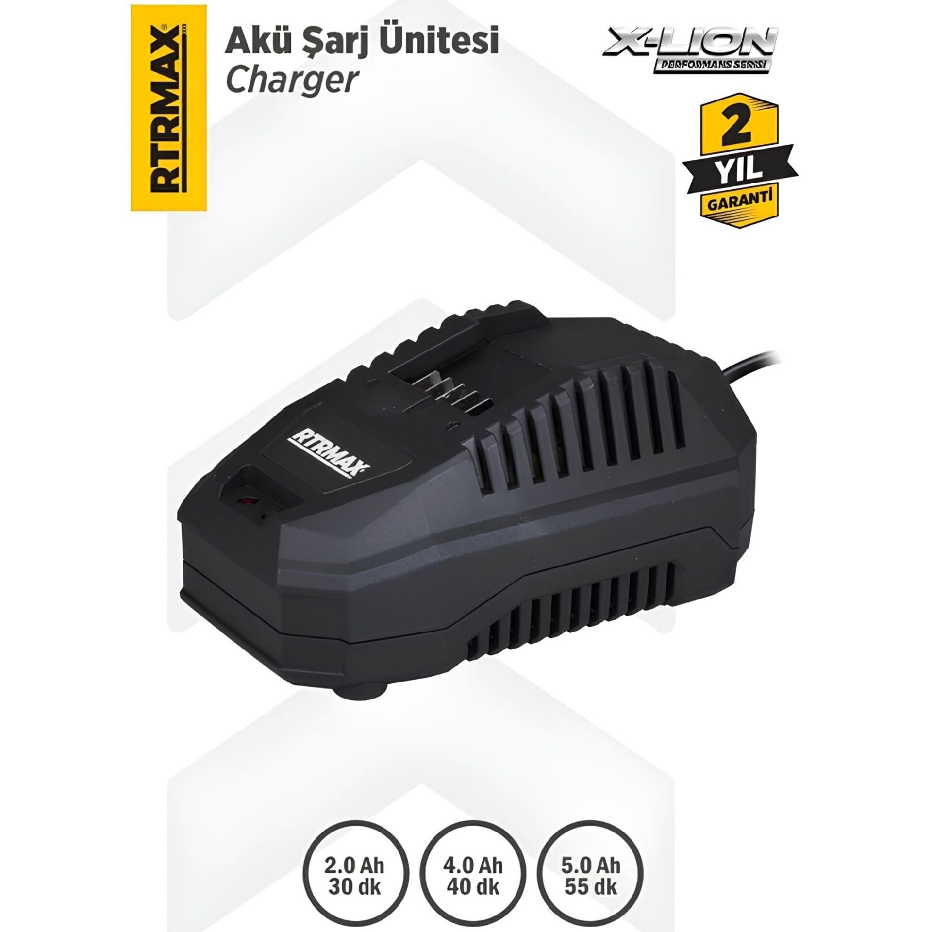 RTRMAX RTX1809 Hızlı Şarj Aleti 18V 4.5A X-Lion