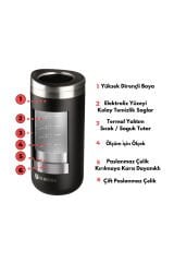 Les Artistes Paris Isı Yalıtımlı Çelik Termos Mug 350ml Heart