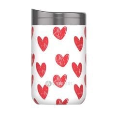 Les Artistes Paris Isı Yalıtımlı Çelik Termos Mug 350ml Heart
