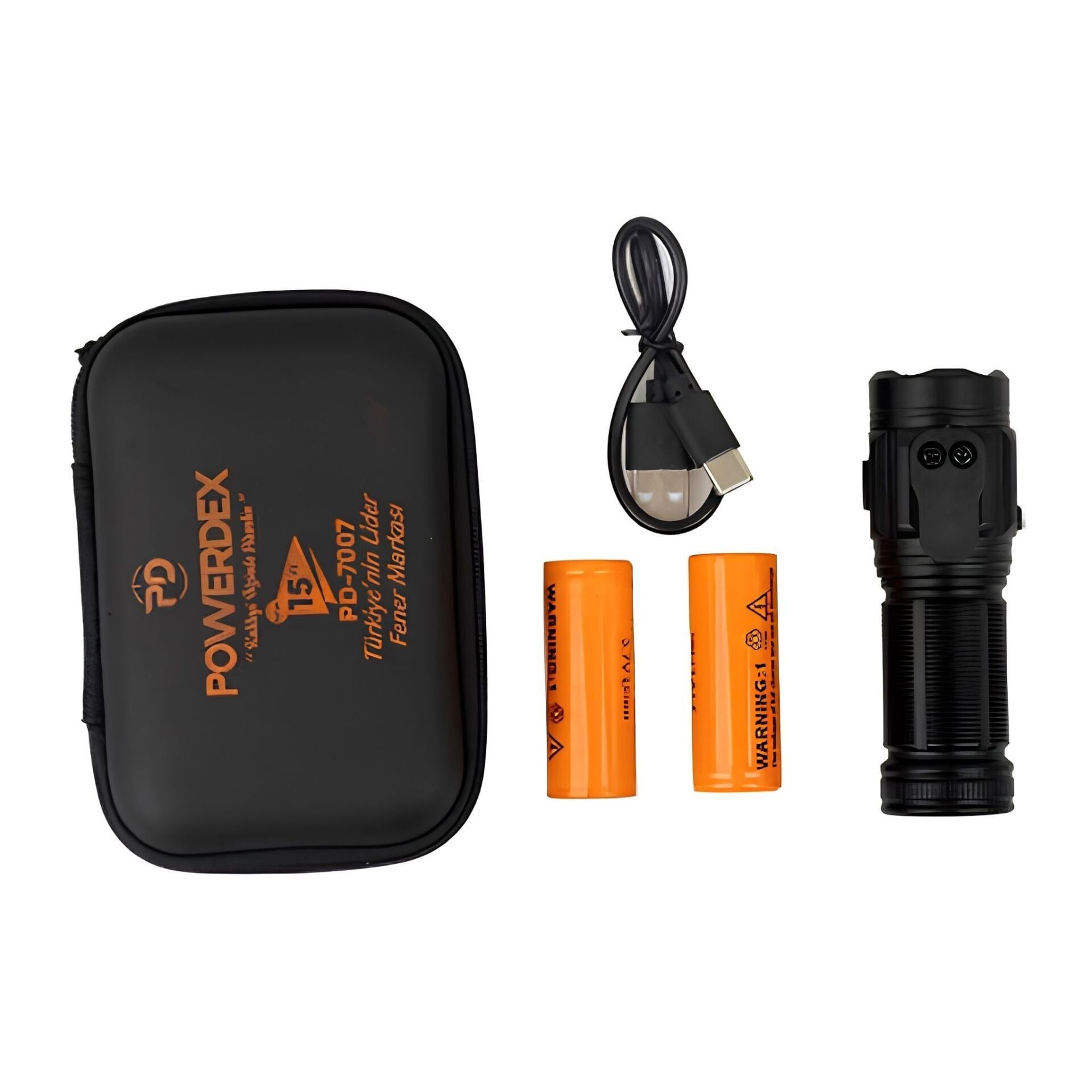 Powerdex PD-7007 Şarjlı LED El Feneri 15W Mıknatıslı