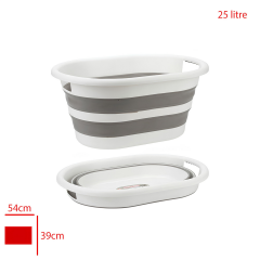Baroness Katlanır Çamaşır Sepeti 25 Litre