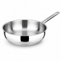 Lines Oscar 28 cm Metal Kulplu Çelik Tava