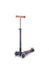 Micro Maxi Scooter Deluxe Foldable 3 Tekerlekli Scooter LED Navy