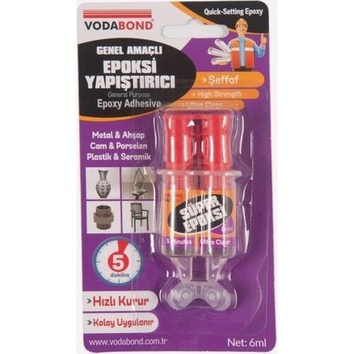 Vodabond Şırınga Epoksi Şeffaf 6ml