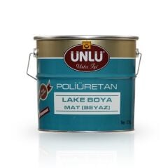 Ünlü Boya Ünlü Poliüretan Lake Sonkat Mat Beyaz Boya 12 Lt