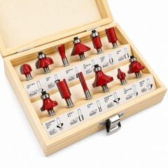 Rox Wood 12 Parça Ahşap Freze Uç Seti 6 mm