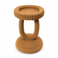 Polyester Hasır Şamdan 20x16x9 cm