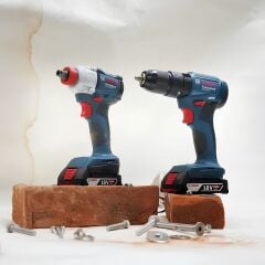 Bosch GDX 18V-285 + GSB 185-LI Akülü Set 2×2,0 Ah