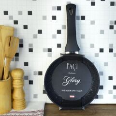 Paçi 20 cm Mat Siyah Granit Tava
