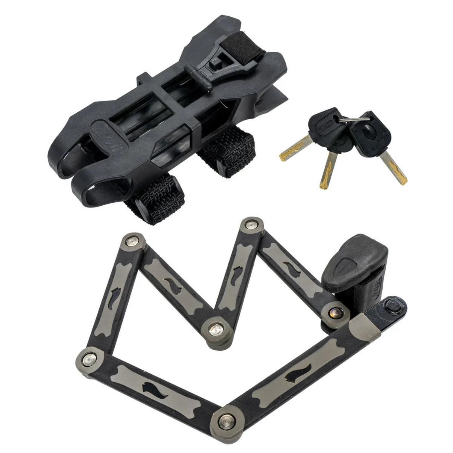 Teknik 5576 Katlanır Portatif Bisiklet Kilidi 93 cm