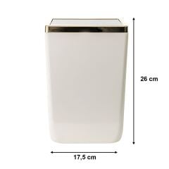 Primanova Toskana Çöp Kovası 6 Litre Bej